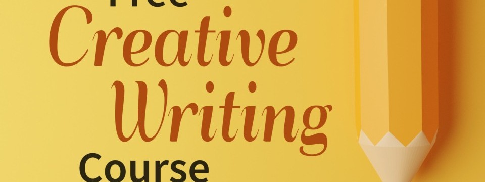 Large pencil 
wording- creative writing