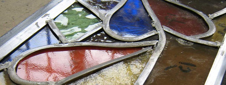 stained glass close-up