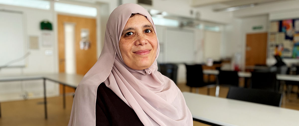 Student studying a Childcare and Early Years course