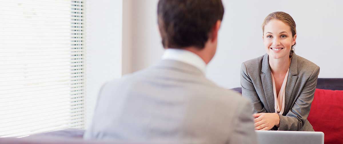Student learning to excel at job interviews