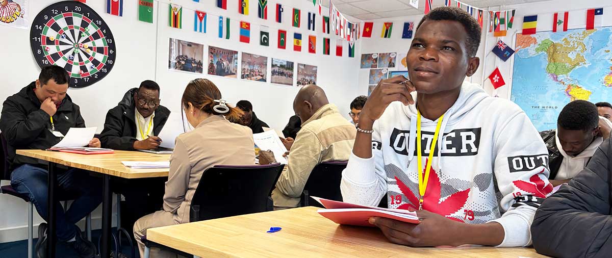 Students in a Community Systems' class